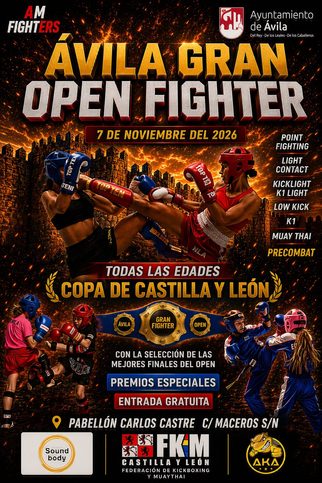 KB CyL · Ávila Gran Open Fighter 2026